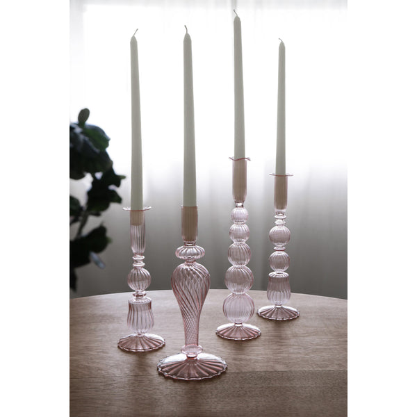 Cambridge Emma Light Pink Candlestick Holder Set of 2