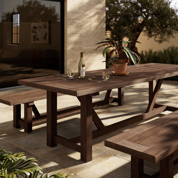 Stewart Heritage Brown Outdoor Dining Table