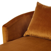 Farham Burnt Orange Chaise Lounge