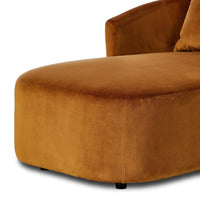 Farham Burnt Orange Chaise Lounge