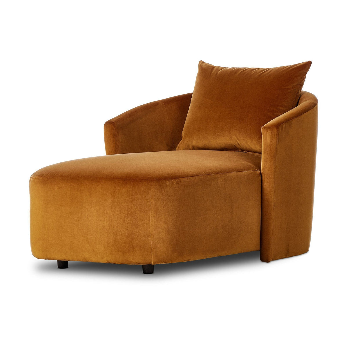 Farham Burnt Orange Chaise Lounge