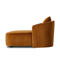 Farham Burnt Orange Chaise Lounge