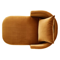 Farham Burnt Orange Chaise Lounge