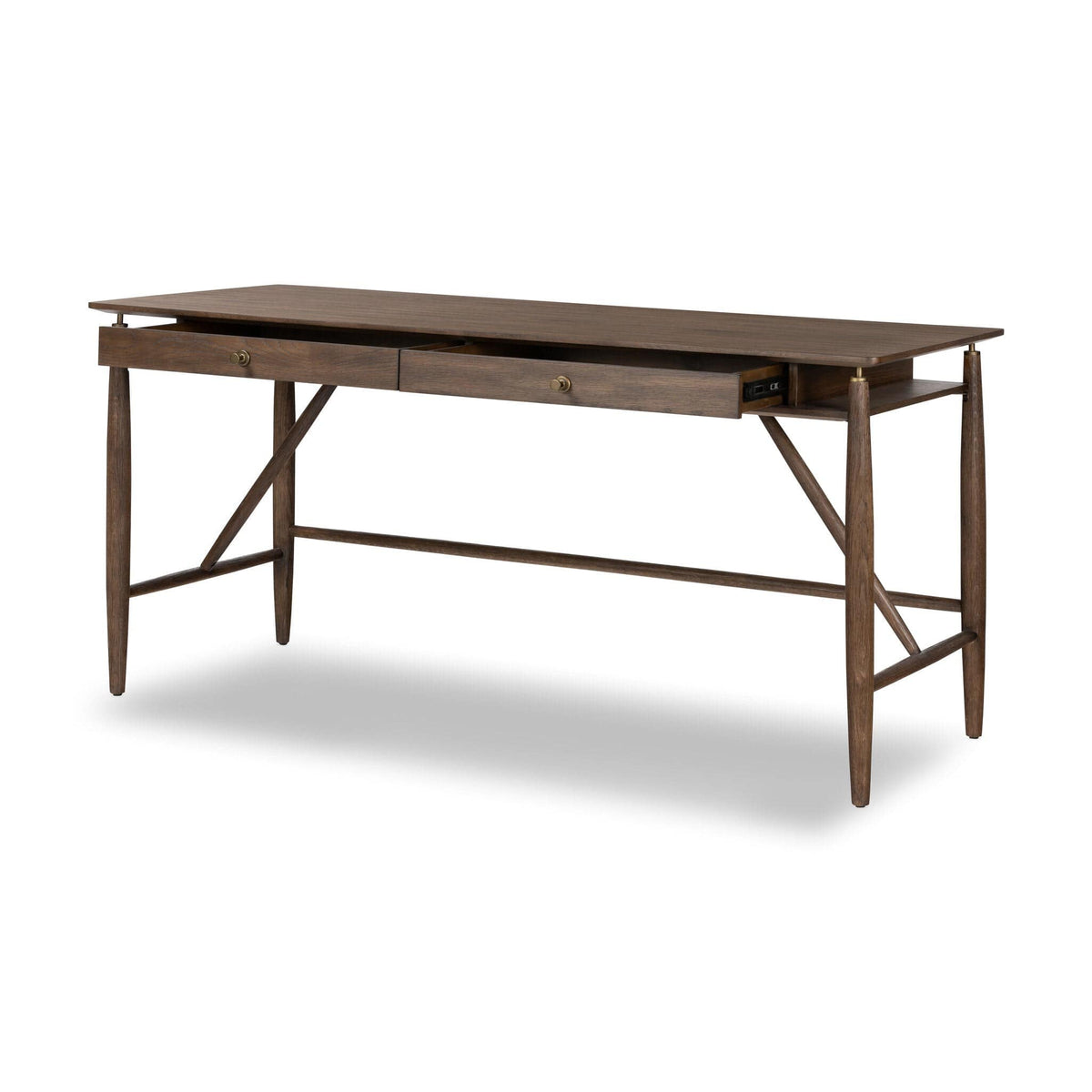 Markum Aged Oak Desk