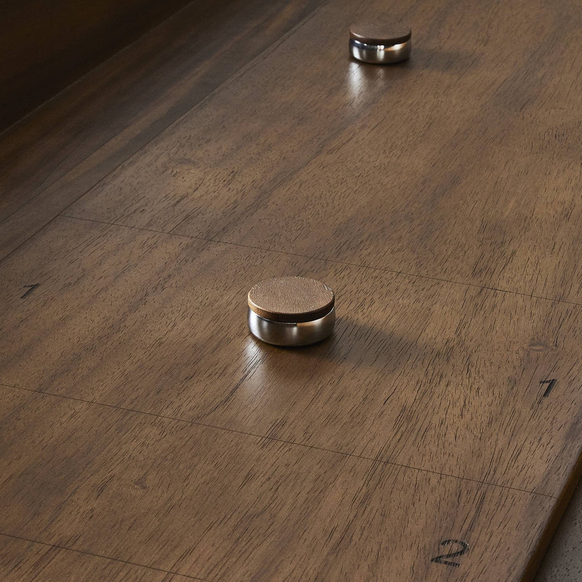 Carbonized Black Shuffleboard Table