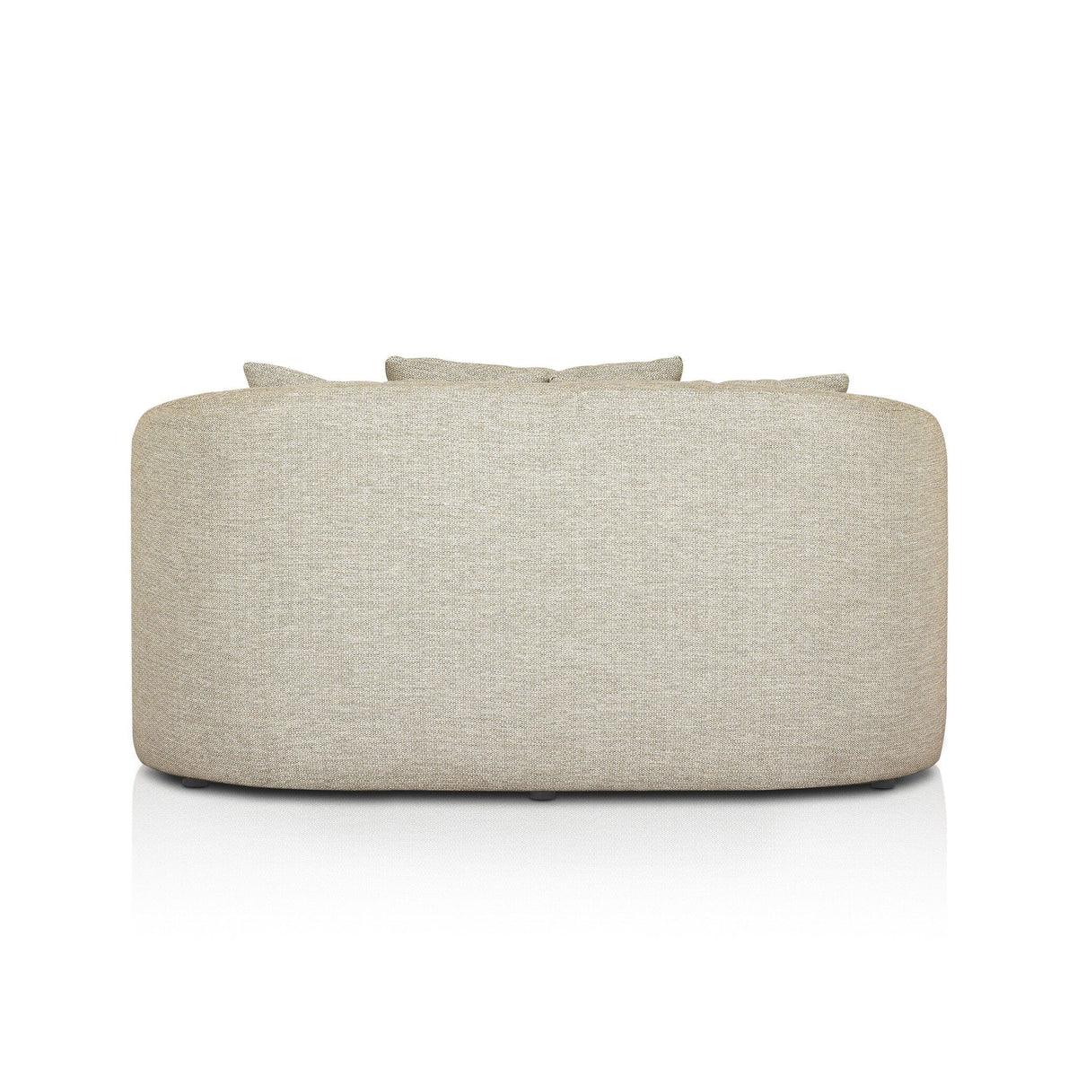 Sand Upholstered U-Shaped Outdoor Daybed