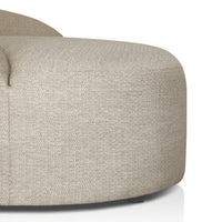 Sand Upholstered U-Shaped Outdoor Daybed