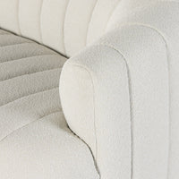 Ellise Ivory Boucle Sofa