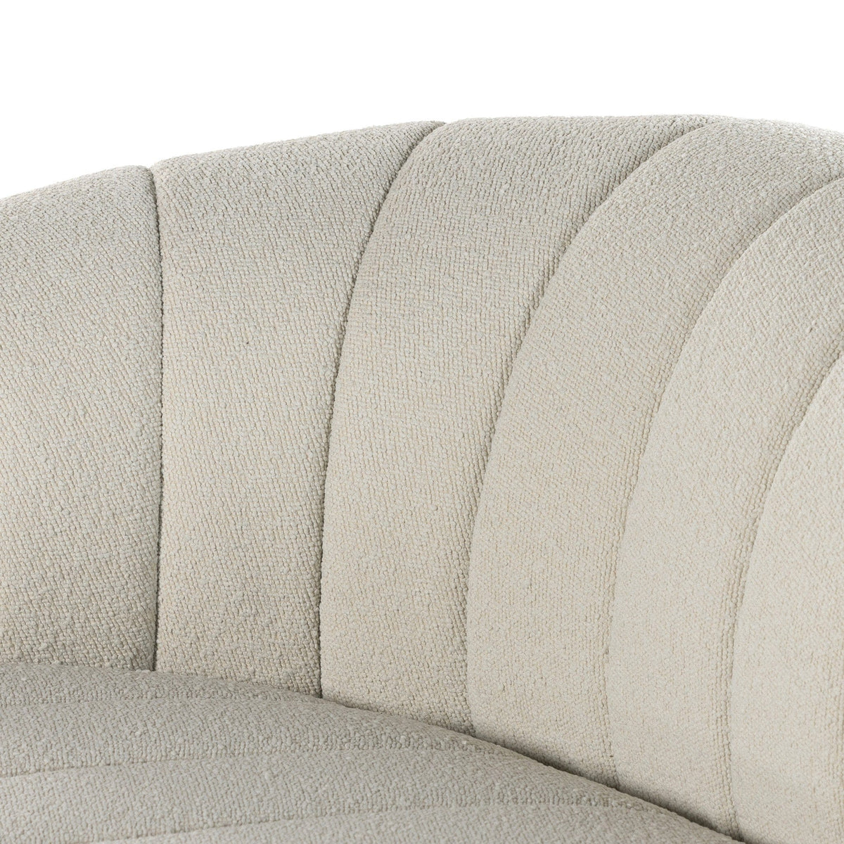 Ellise Ivory Boucle Sofa