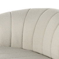 Ellise Ivory Boucle Sofa