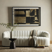 Ellise Ivory Boucle Sofa