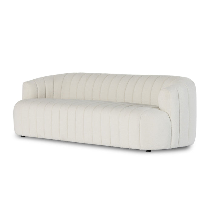 Ellise Ivory Boucle Sofa