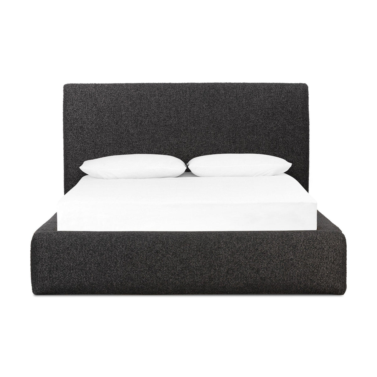 Quinton Charcoal Boucle King Bed