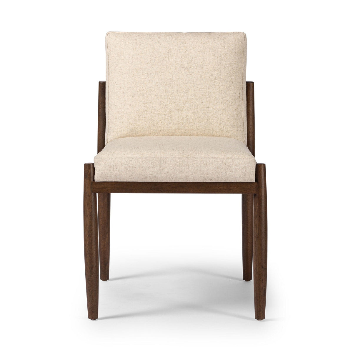 Costa Rattan & Wood Upholstered Dining Chair