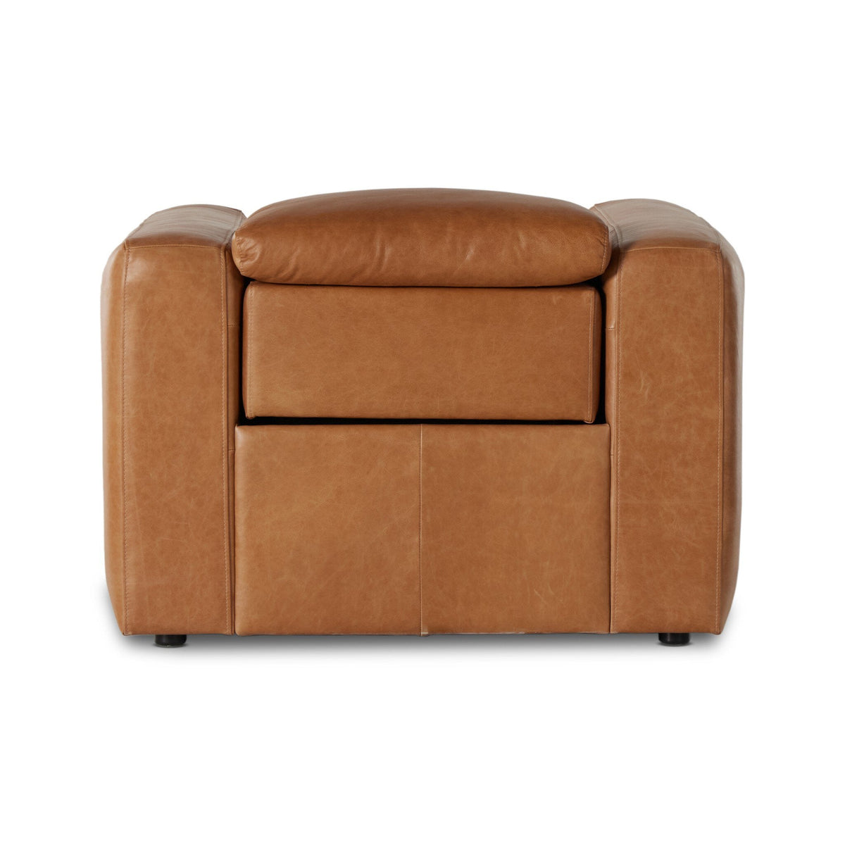 Badley Butterscotch Leather Power Recliner