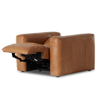 Badley Butterscotch Leather Power Recliner