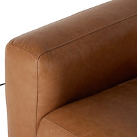 Badley Butterscotch Leather Power Recliner