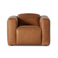 Badley Butterscotch Leather Power Recliner