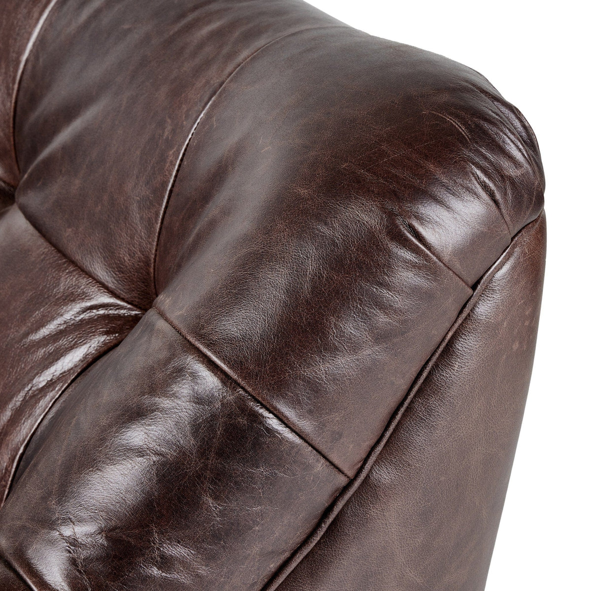 Farrow Cigar Brown Leather Sofa