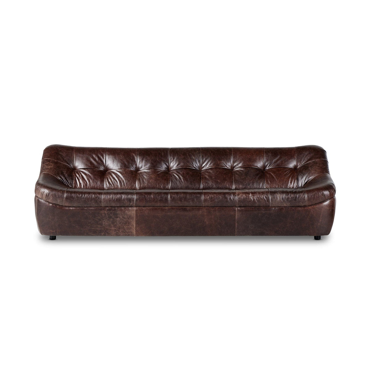 Farrow Cigar Brown Leather Sofa