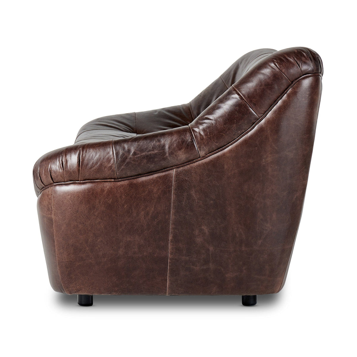 Farrow Cigar Brown Leather Sofa