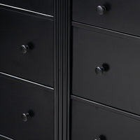 Landon Black 6 Drawer Dresser