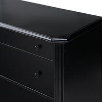 Landon Black 6 Drawer Dresser