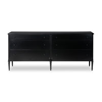 Landon Black 6 Drawer Dresser