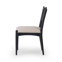 Haddox Black & Natural Dining Chair