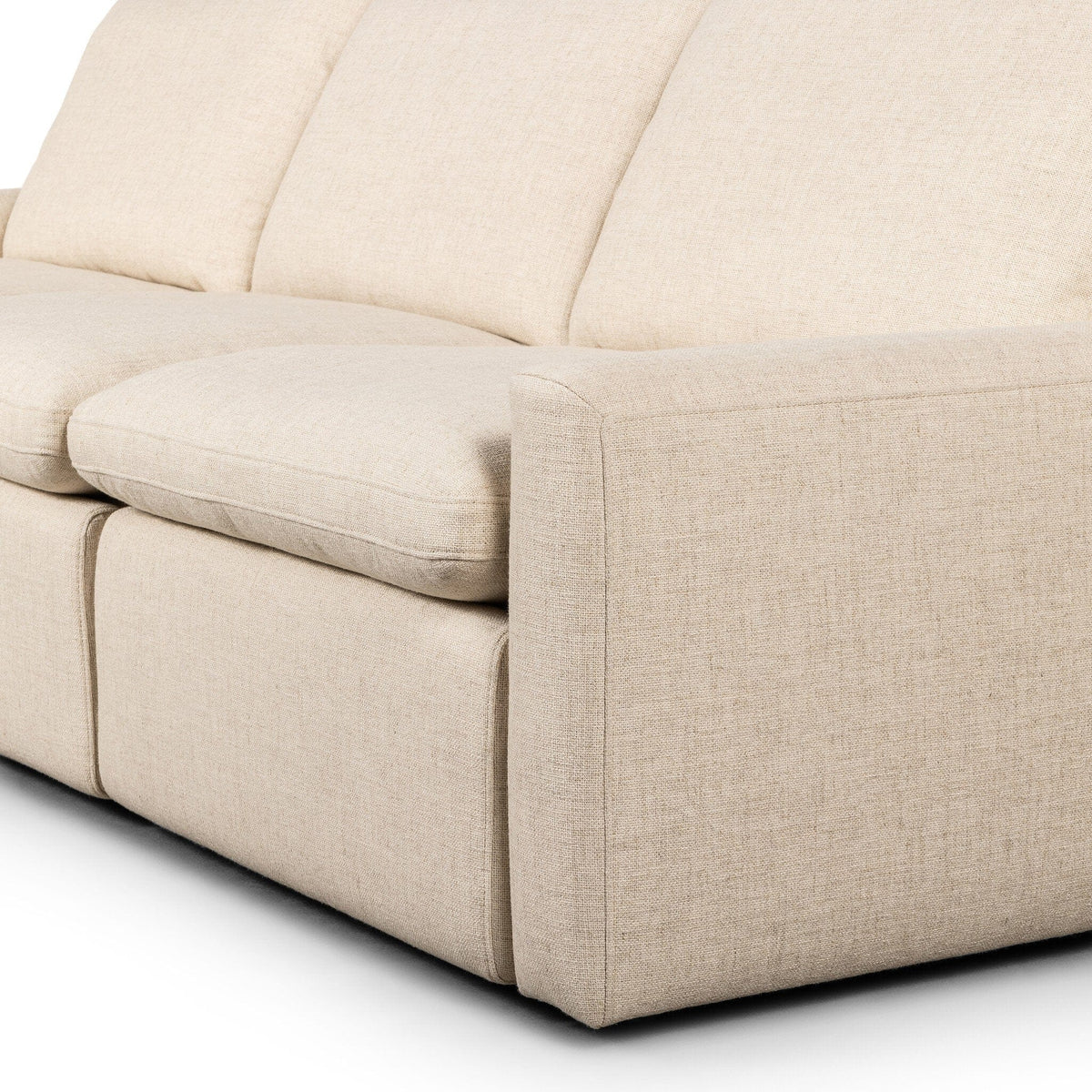 Tilly Power Recliner 3-Piece Sectional - Natural Performance Fabric