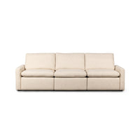 Tilly Power Recliner 3-Piece Sectional - Natural Performance Fabric