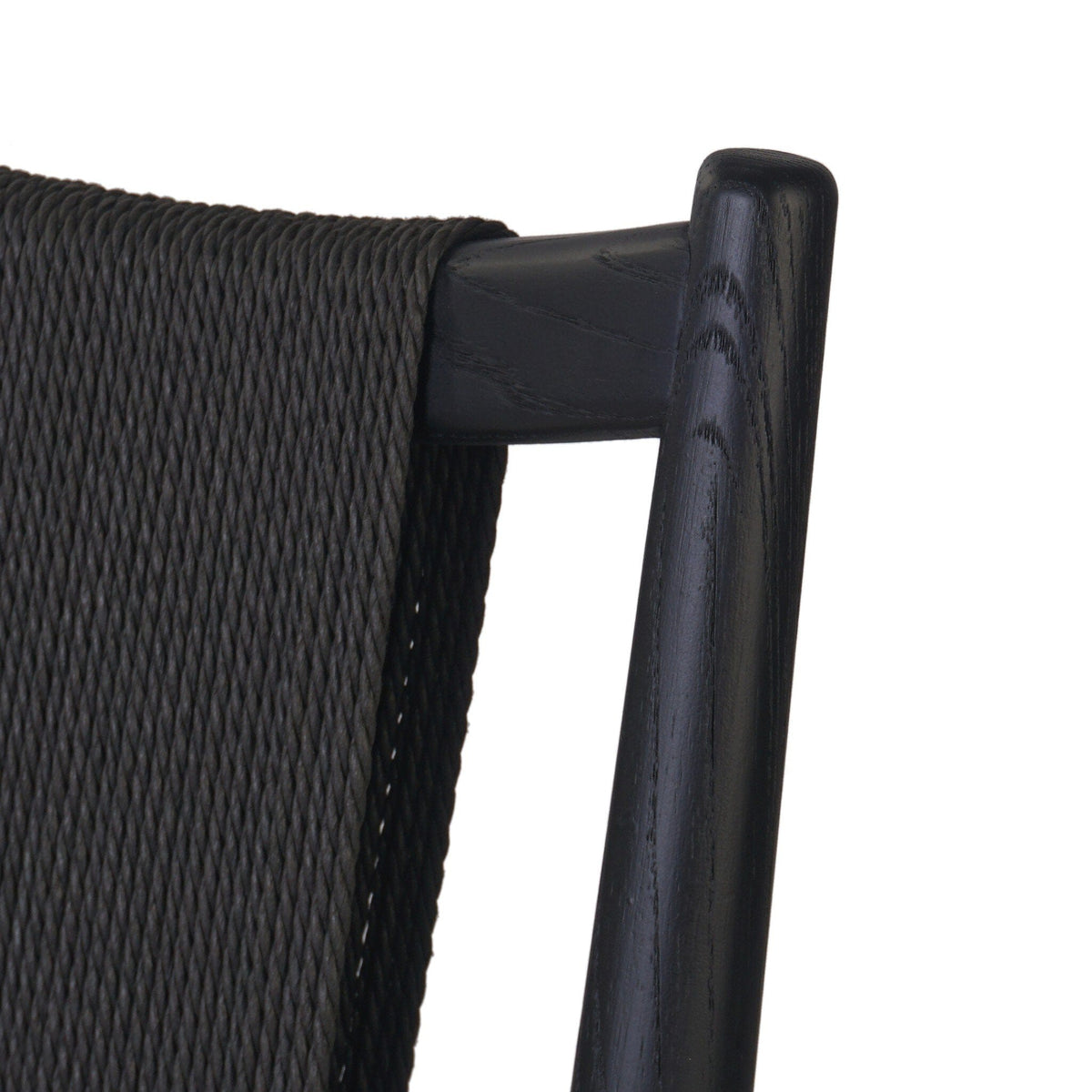 Hancock Ebony Woven Counter Stool