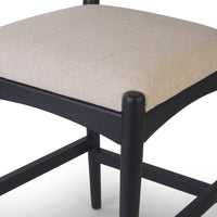 Hancock Ebony Woven Counter Stool