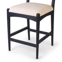 Hancock Ebony Woven Counter Stool