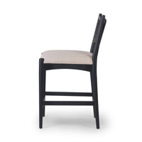 Hancock Ebony Woven Counter Stool