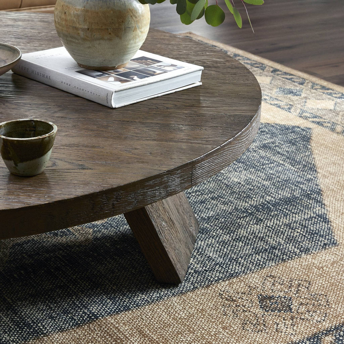 Stanton Dark Resawn Oak Coffee Table