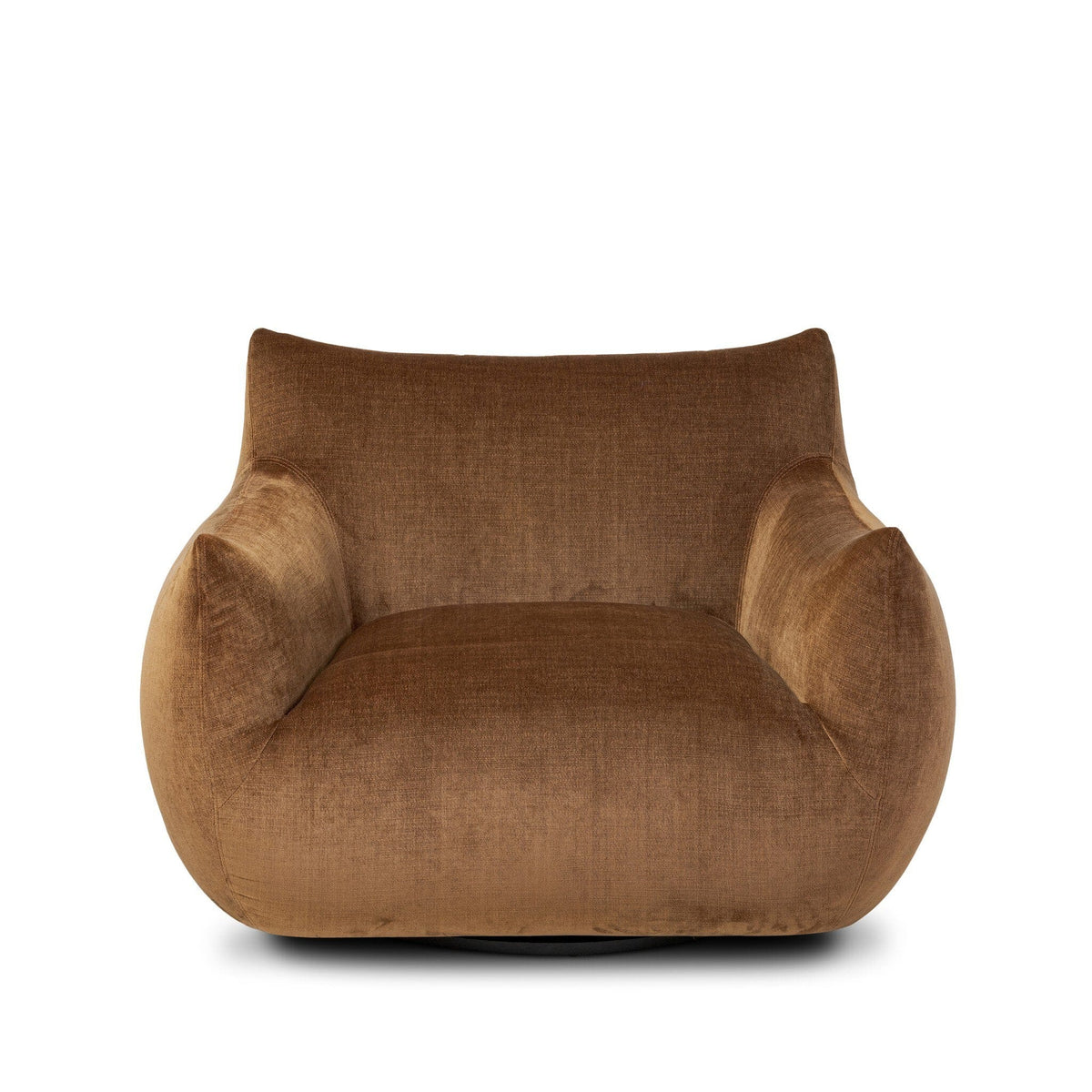 Maggie Sienna Upholstered Swivel Chair