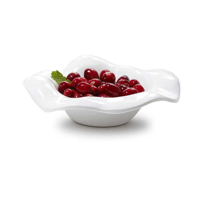 VIDA Havana Small White Serving Bowl