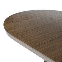 Zinnia Fawn Oak Round Extension Dining Table