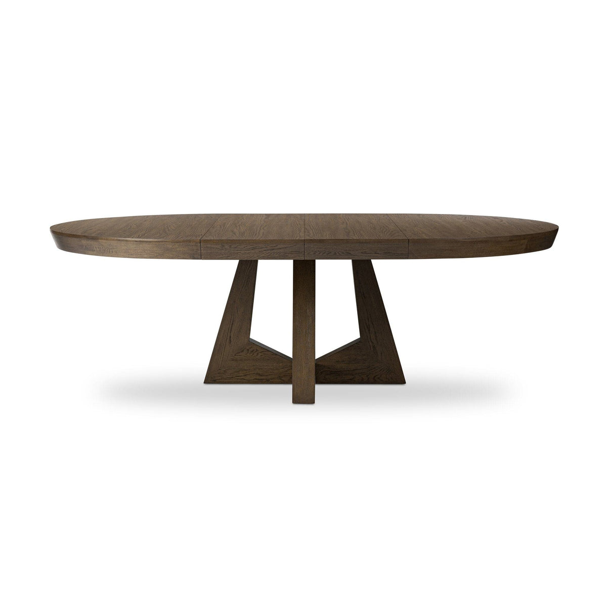 Zinnia Fawn Oak Round Extension Dining Table