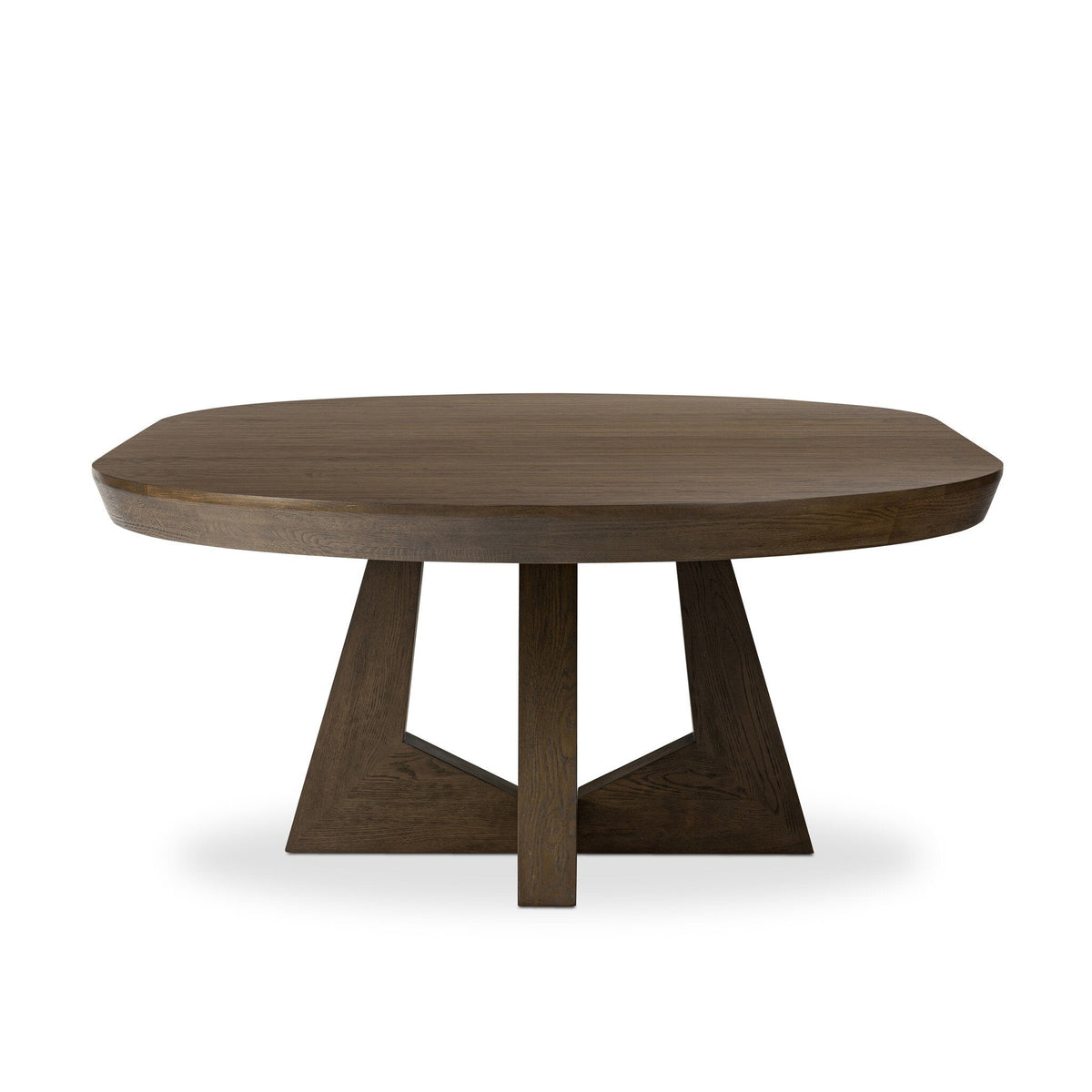 Zinnia Fawn Oak Round Extension Dining Table