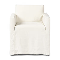 Ostend Flax Slipcover Dining Chair