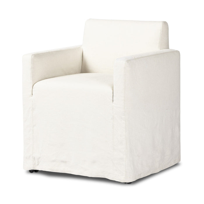 Ostend Flax Slipcover Dining Chair