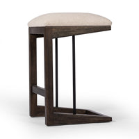 Finn Natural Upholstered Counter Stool