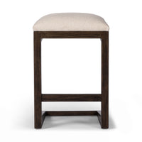 Finn Natural Upholstered Counter Stool