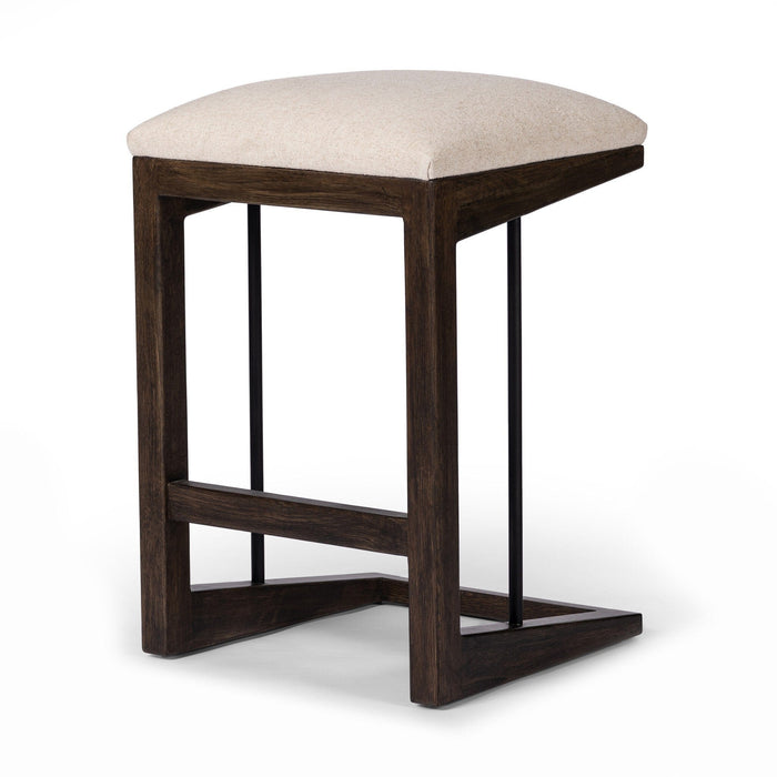 Finn Natural Upholstered Counter Stool