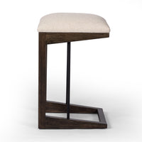 Finn Natural Upholstered Counter Stool