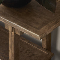 Tristan Light Oak Distressed Console Table