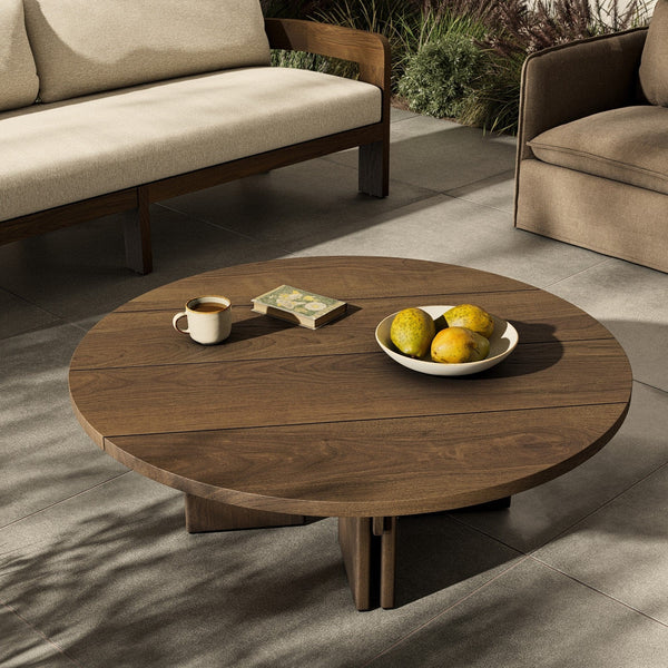 Riley Toasted Brown Teak Outdoor Coffee Table