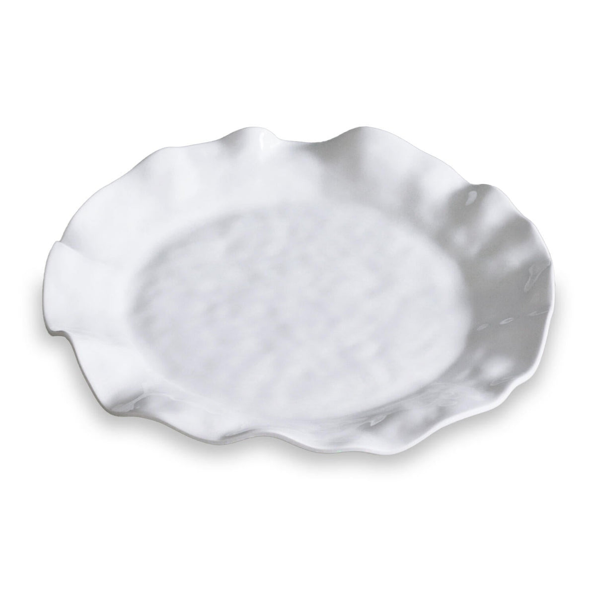 Havana White Round Serving Platter